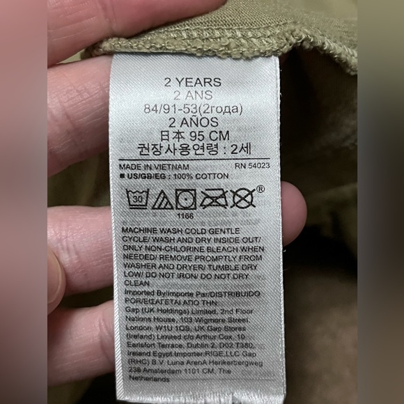 Baby Gap Boys Toddler Light Avocado Green Short Sleeve Pocket T-Shirt - Picture 5 of 5